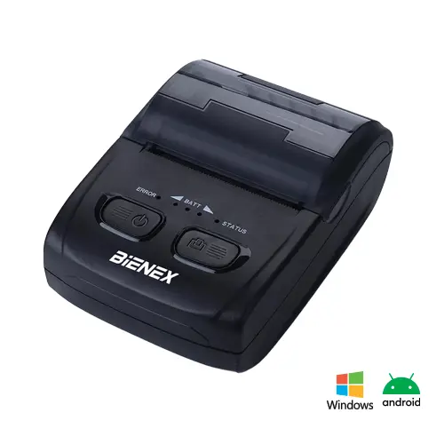 <span><b>Impresora ticketera</span></b> térmica de <span><b>57mm PORTATIL</span></b> H200B con interfaz <span><b>Bluetooth+USB</span></b>