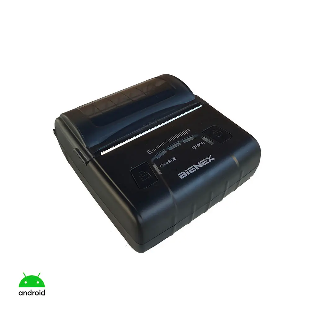 <span><b>Impresora ticketera</span></b> térmica de <span><b>80mm PORTÁTIL</span> E300B</b> con interfaz <span><b>Bluetooth+USB</span></b>