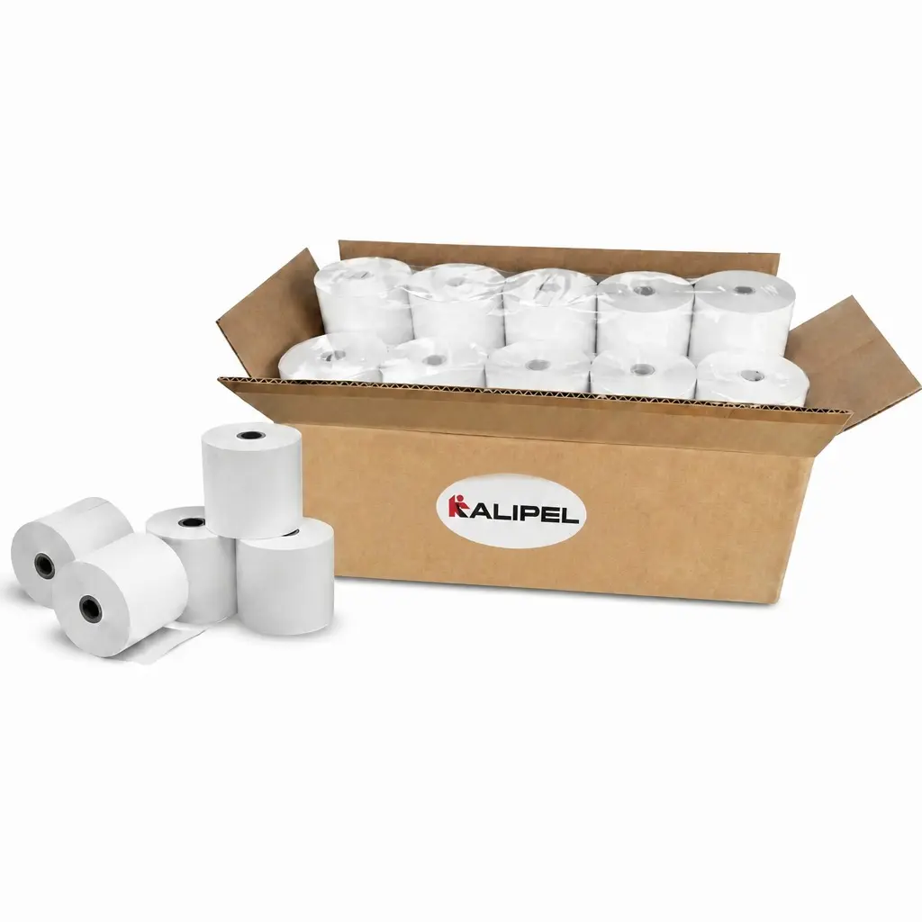 <span><b>20 Rollos</b></span> De Papel Térmico <span><b>80mm X 80mm 55gr - Estándar</b></span> (Contómetros)